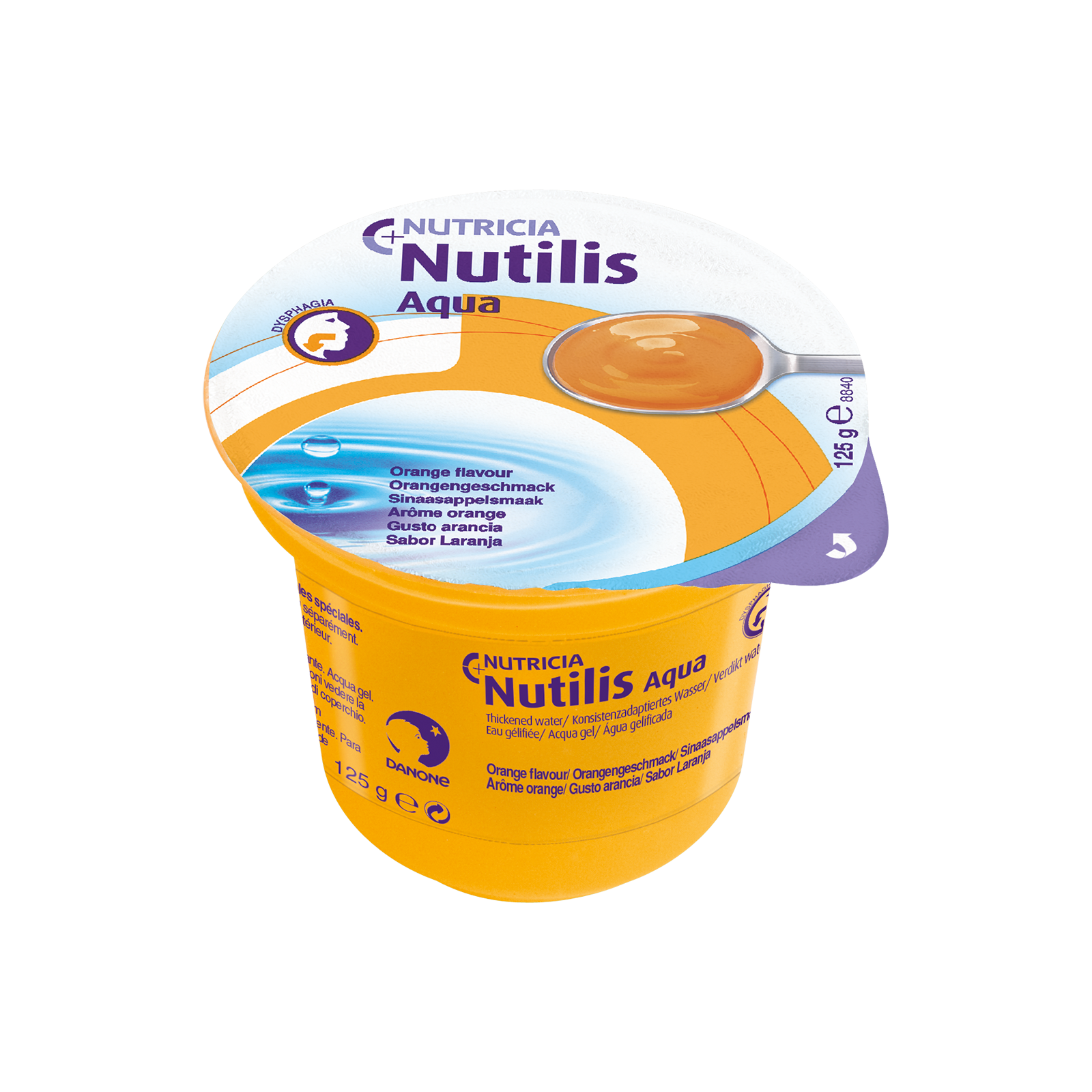 Nutilis Aqua gel Arancia 60x Vasetto 125 g | Nutricia