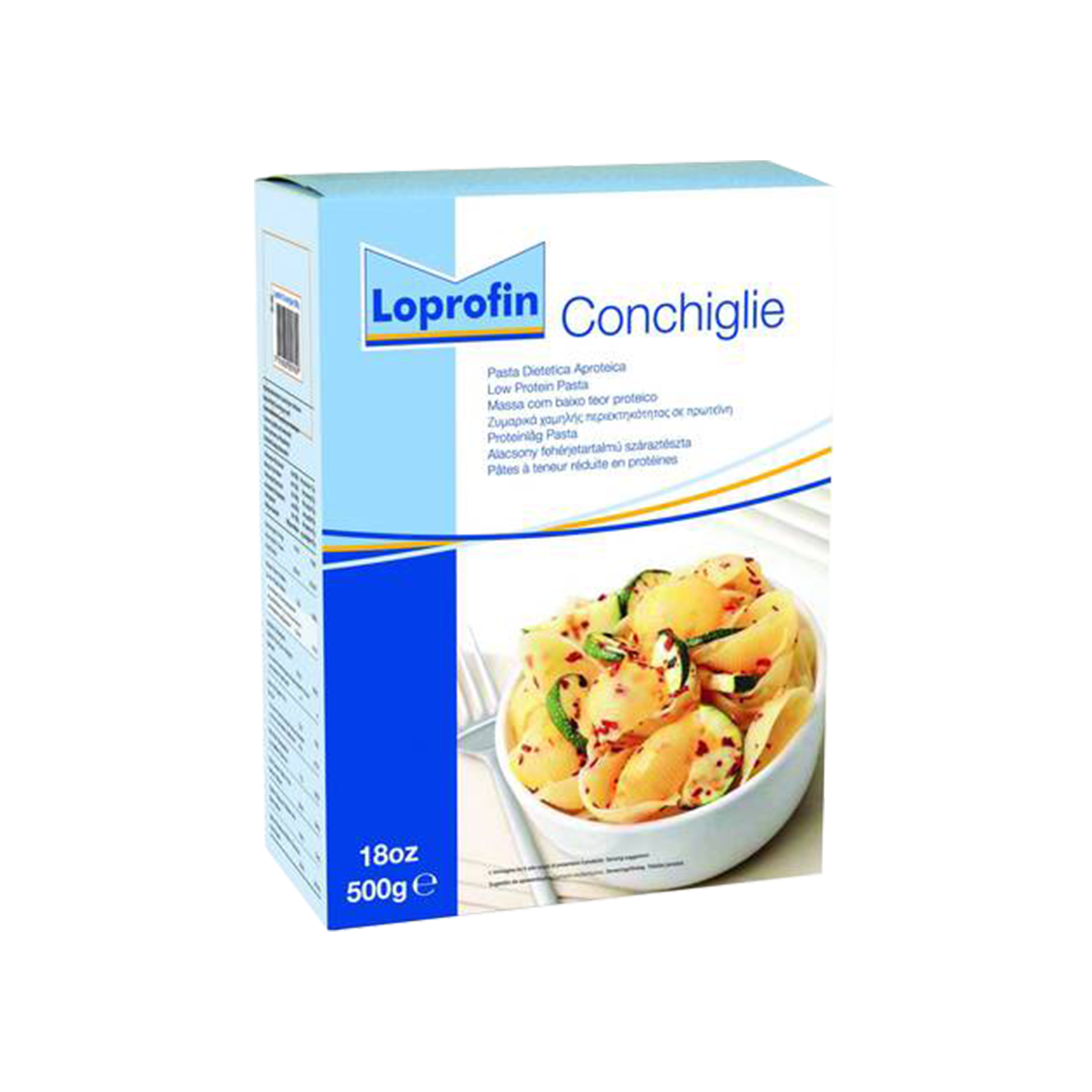 Loprofin Pasta Conchiglie scatola da 500g | Nutricia