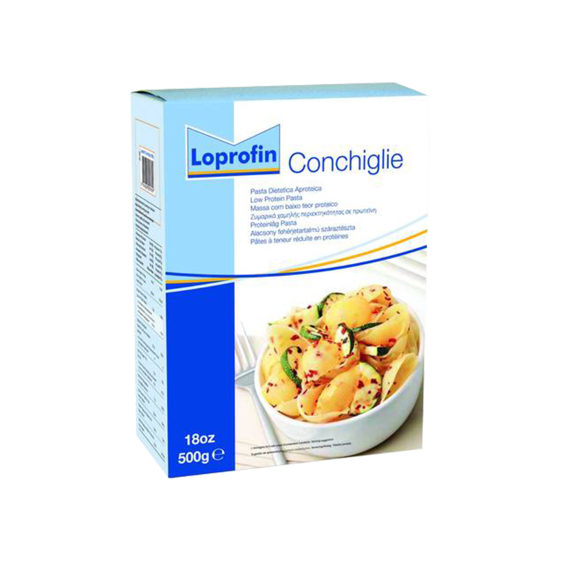 Loprofin Pasta Conchiglie scatola da 500g | Nutricia