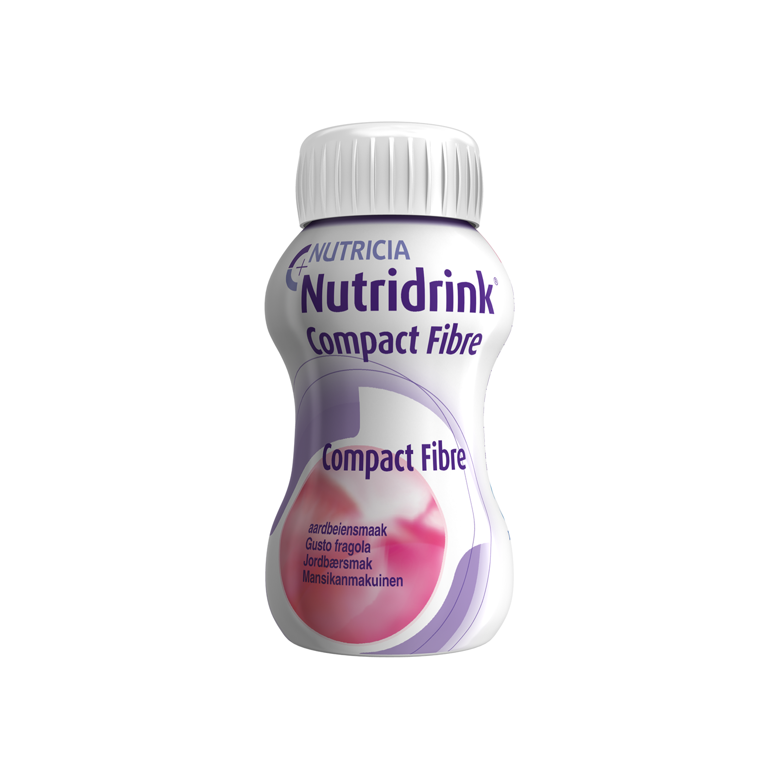 Nutridrink Compact Fibre fragola 4x Bottiglia 125 ml | Nutricia