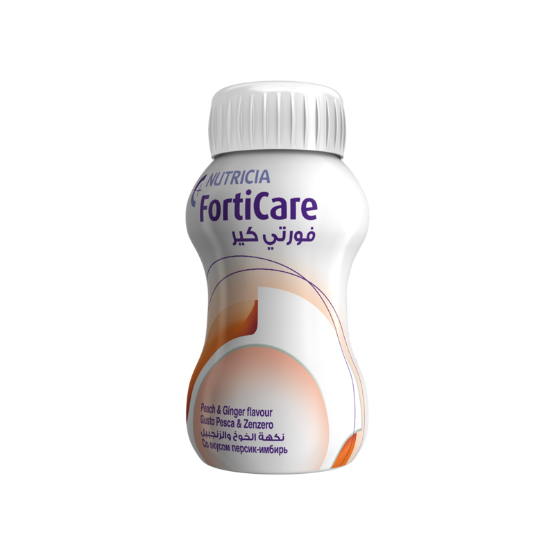 FortiCare Pesca e Ginger 96x Bottiglia da 125 ml | Nutricia