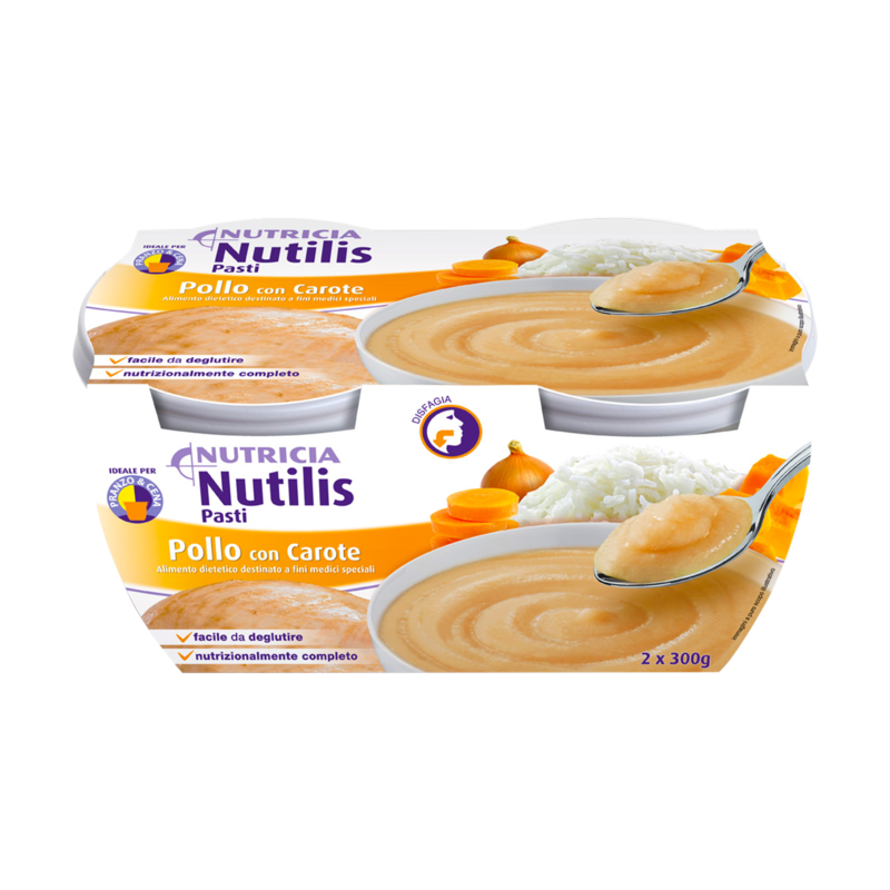 Nutilis Pasti Pollo e Carote 8x Confezioni 300g | Nutricia