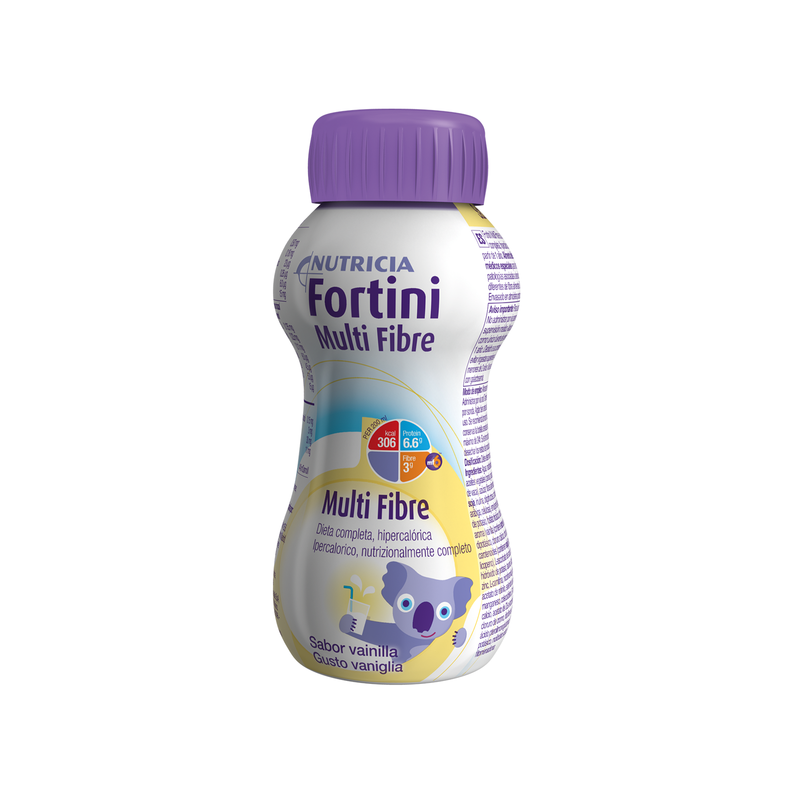 Fortini MultiFibre Vaniglia 4x Confezione 200 ml | Nutricia