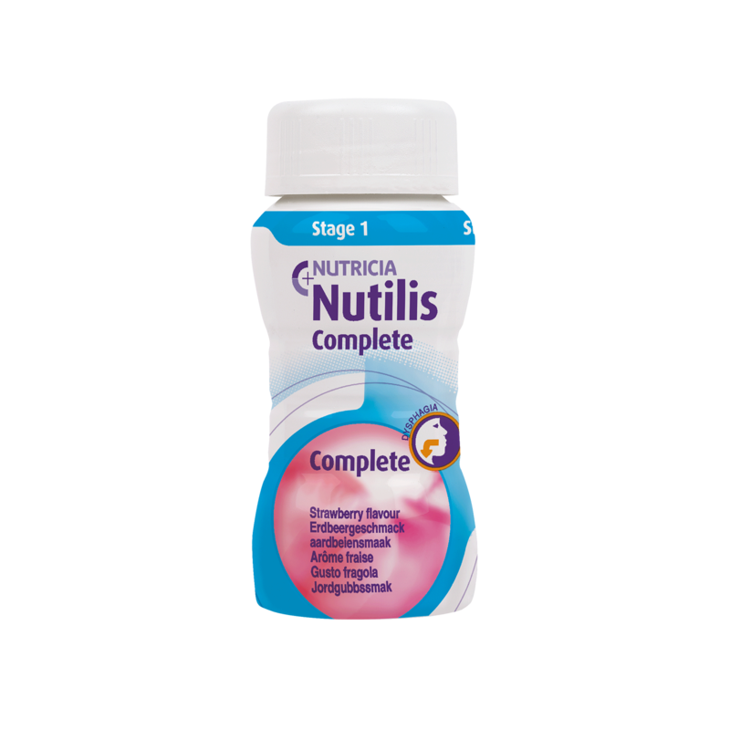 Nutilis Complete Stage 1 Fragola 4x Bottiglietta da 125 ml | Nutricia