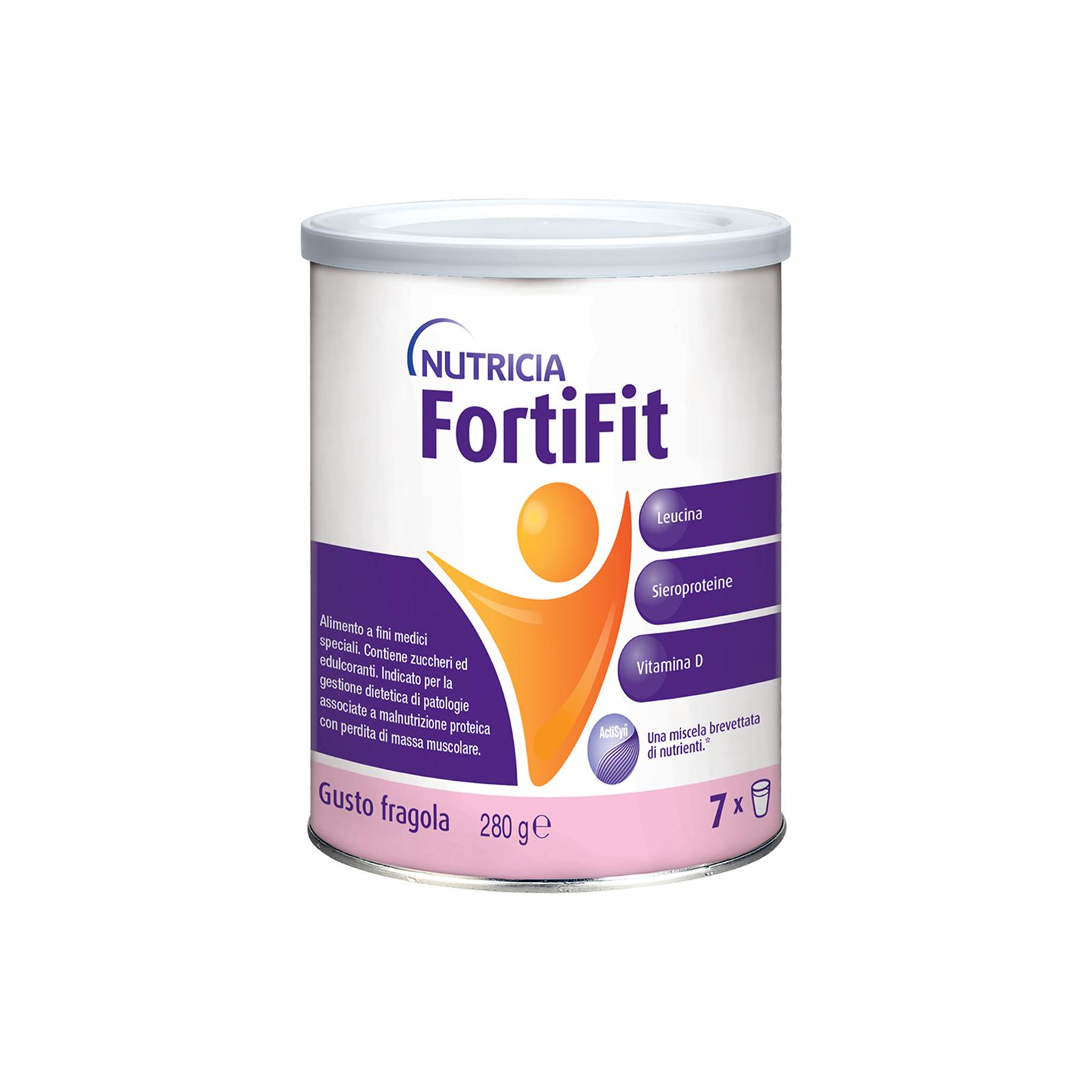 FortiFit Fragola 4 Barattoli da 280 grammi | Nutricia