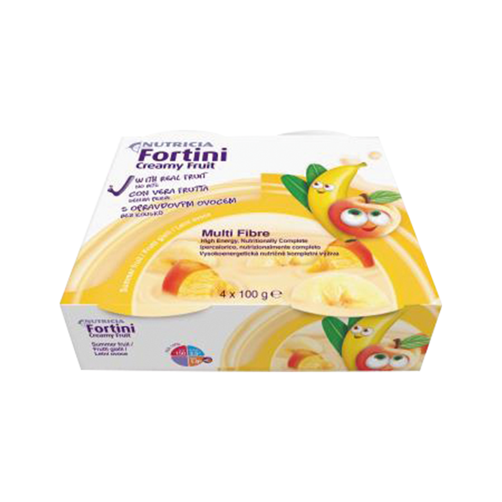 Fortini creamy multifibre frutti gialli 48x Confezione 200 ml | Nutricia