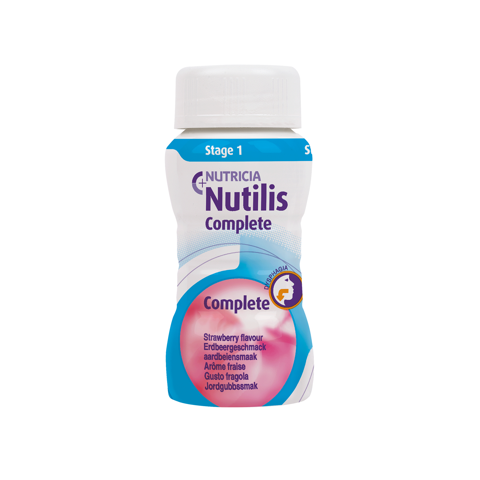 Nutilis Complete Stage 1 Fragola 4x Bottiglietta da 125 ml | Nutricia