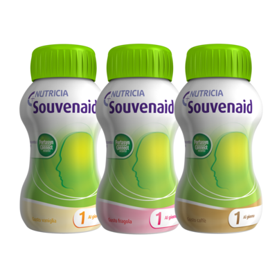 Souvenaid Fragola, Vaniglia, Caffè 12 bottigliette