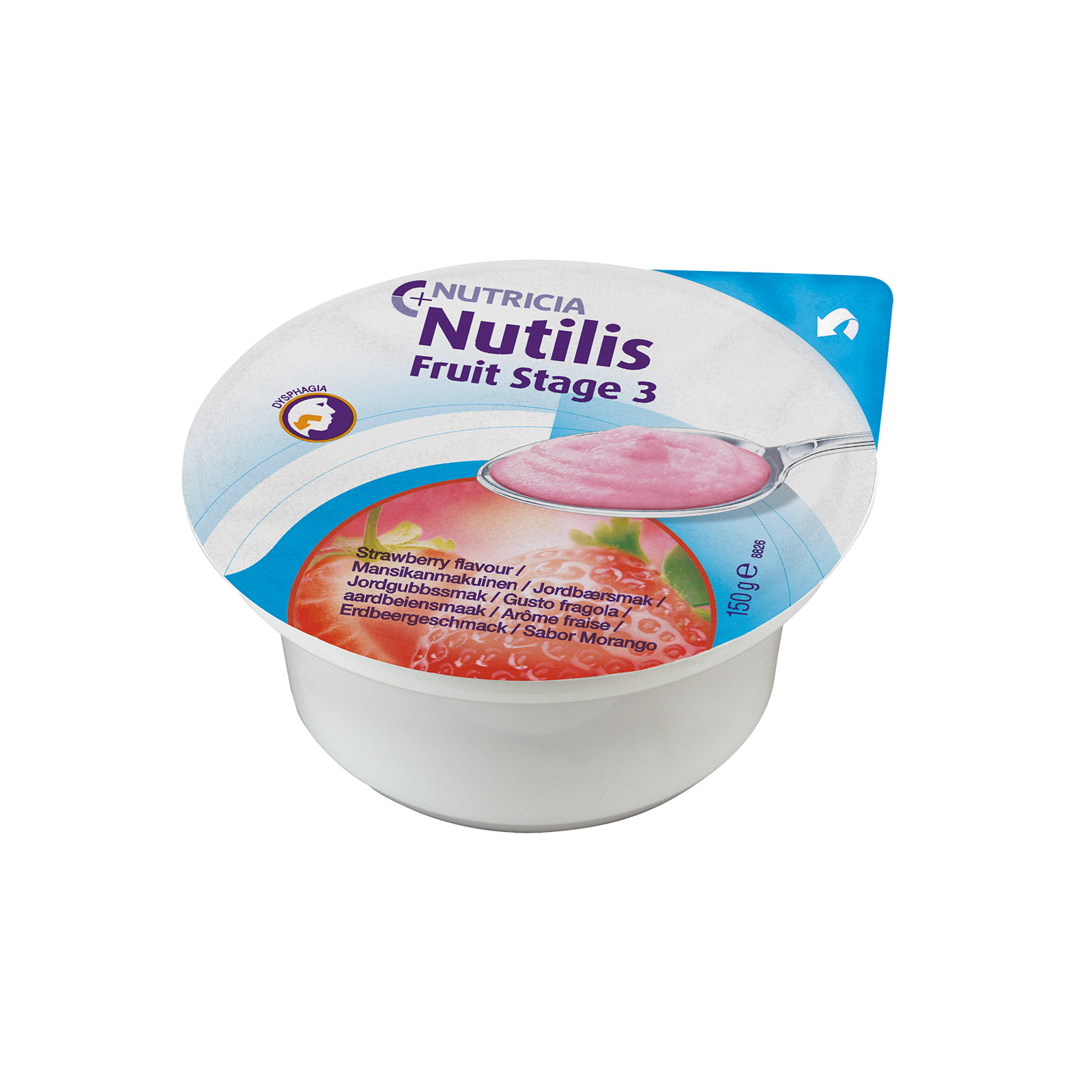 Nutilis Fruit Fragola 18x Vasetto 150 g | Nutricia