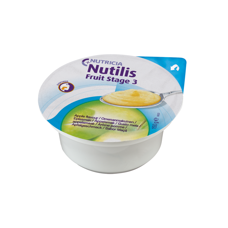 Nutilis Fruit Mela 3x Vasetto 150 g | Nutricia