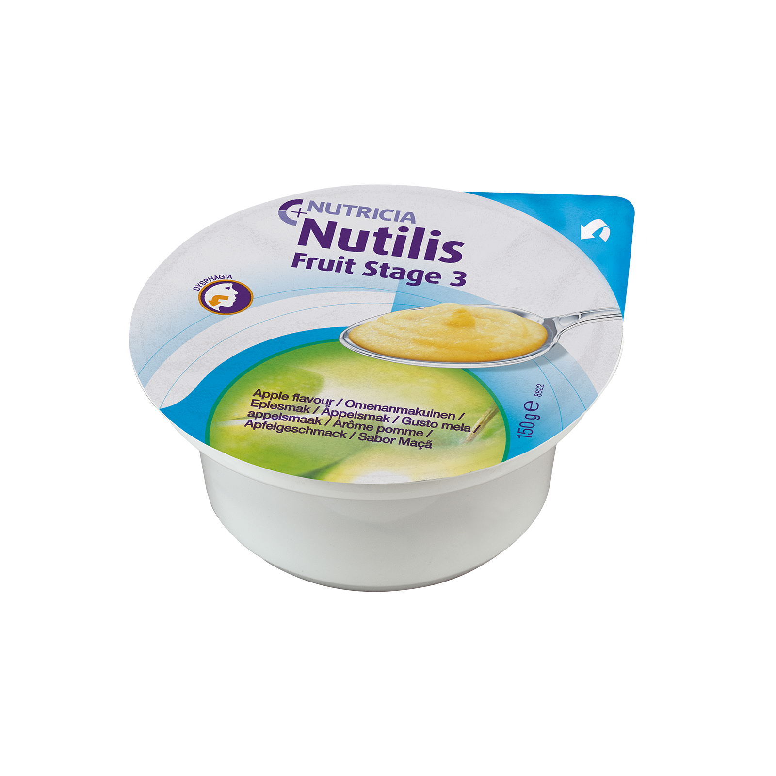 Nutilis Fruit Mela 3x Vasetto 150 g | Nutricia