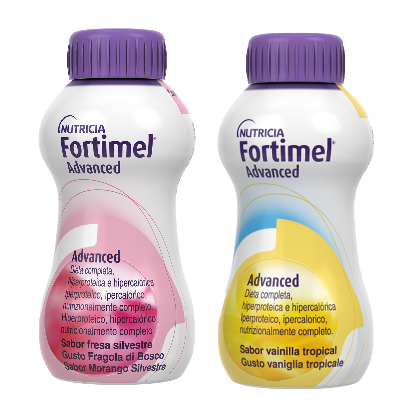 Fortimel Advanced Fragola e Vaniglia tropicale 8 bottigliette | Fortimel Nutricia
