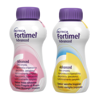 FORTIMEL ADVANCED Box Gusti Misti Fragola di Bosco e Vaniglia tropicale 8x200ml