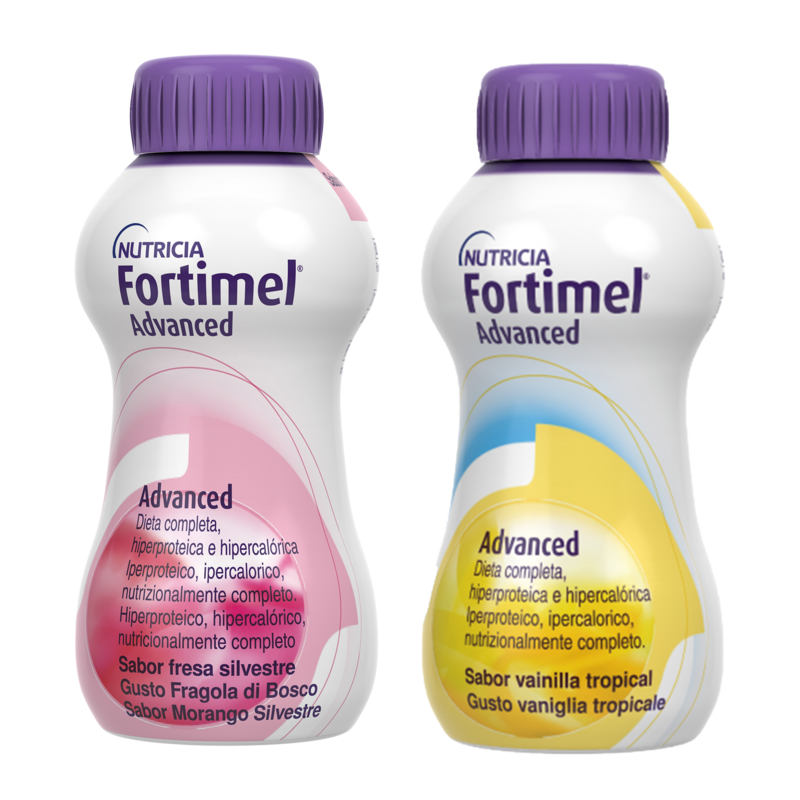 Fortimel Advanced Fragola e Vaniglia tropicale 8 bottigliette | Fortimel Nutricia