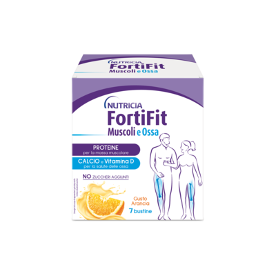 FortiFit Muscoli e Ossa Arancia 4 ASTUCCI