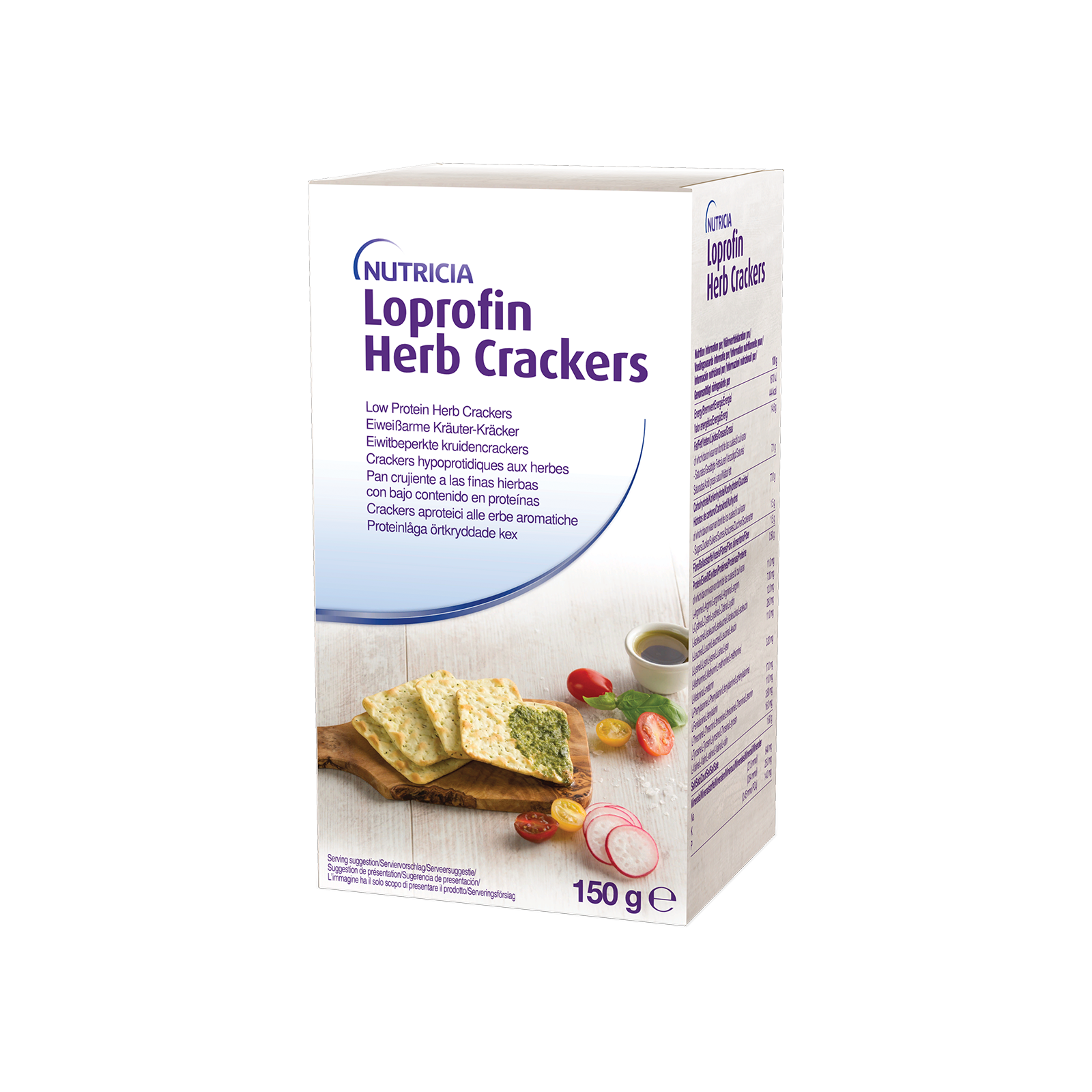 Loprofin Cracker alle Erbe Aromatiche scatola da 150g | Nutricia