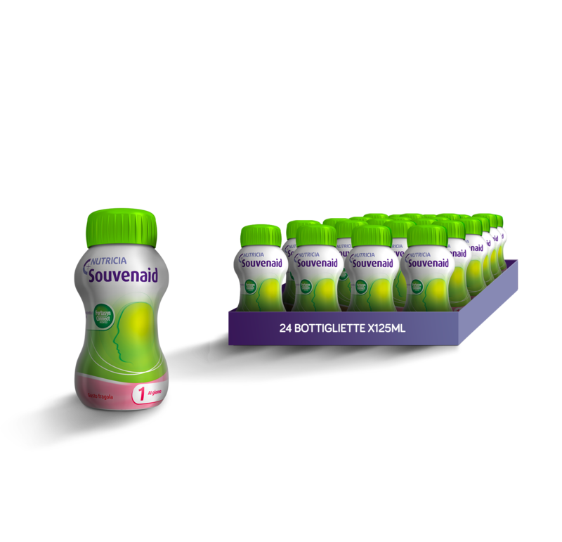 Souvenaid integratore kit Caffè e Fragola 24 bottigliette | Nutricia