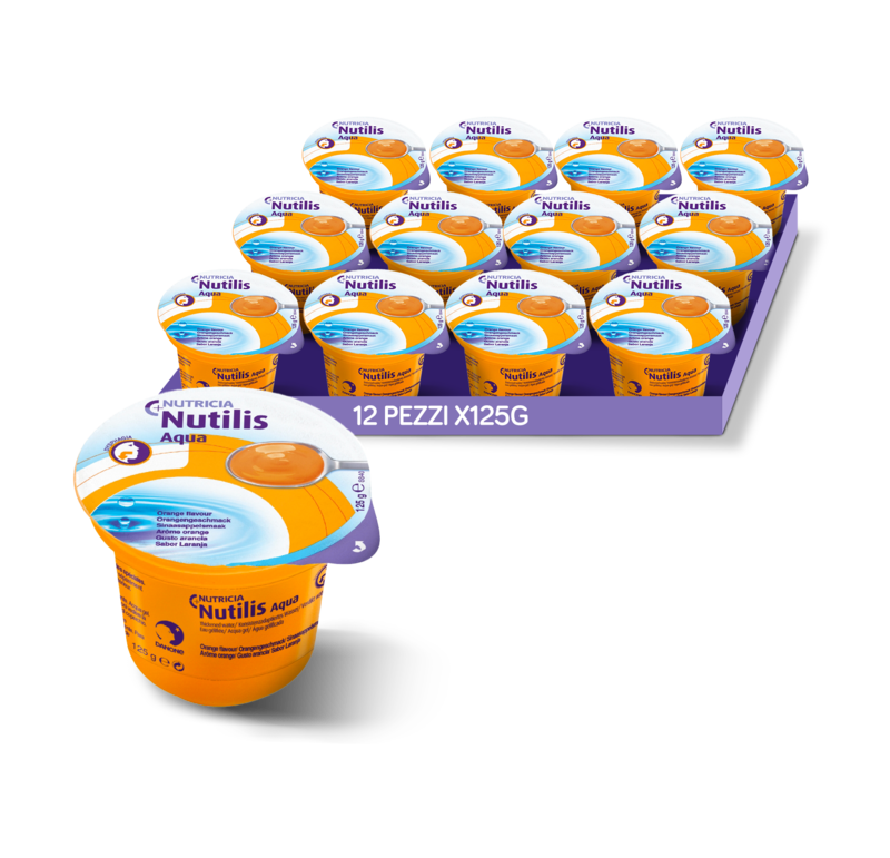Nutilis Aqua gel Arancia 12x Vasetto 125 g | Nutricia