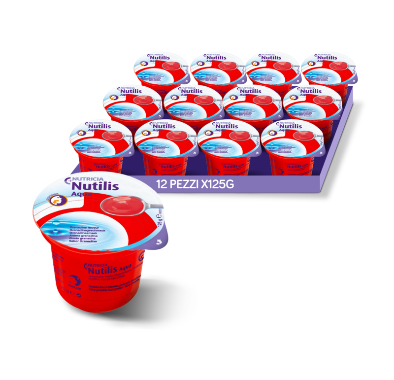 Nutilis Aqua gel Granatina 12x Vasetto 125 g | Nutricia