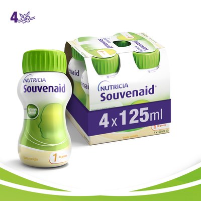 SOUVENAID Vaniglia 4x125ml