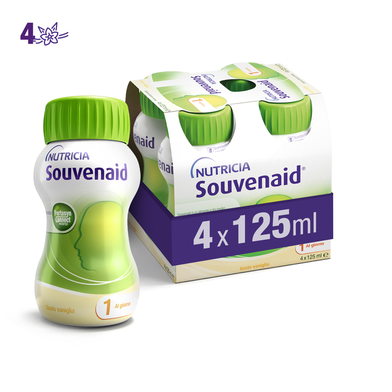 SOUVENAID Vaniglia 4x125ml