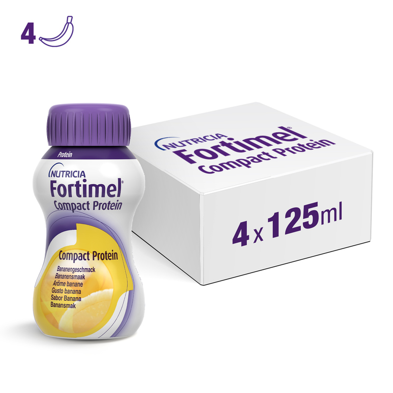 FORTIMEL COMPACT PROTEIN Banana 4x125ml