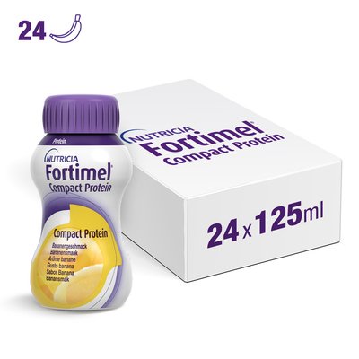 FORTIMEL COMPACT PROTEIN Banana 24x125ml