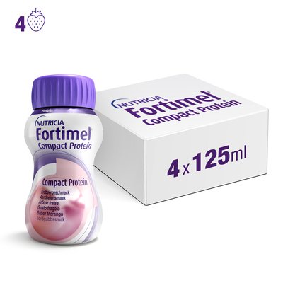 FORTIMEL COMPACT PROTEIN Fragola 4x125ml