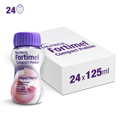 FORTIMEL COMPACT PROTEIN Fragola 24x125ml