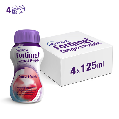 FORTIMEL COMPACT PROTEIN Frutti Rossi Rinfrescanti 4x125ml