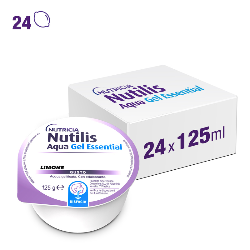 NUTILIS AQUA GEL ESSENTIAL Limone 24x125g
