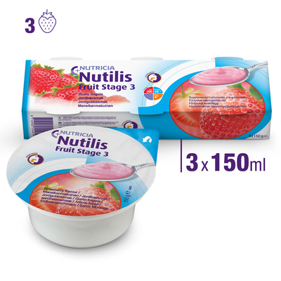 NUTILIS FRUIT Stage 3 Fragola 3x150g