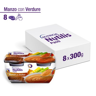 NUTILIS PASTI Manzo con Verdure 8x300g