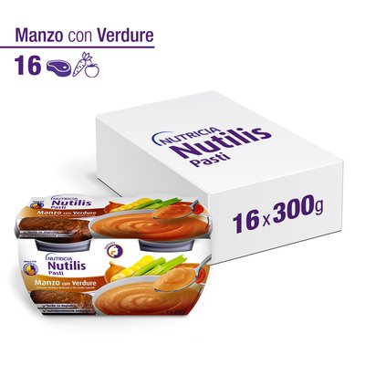 NUTILIS PASTI Manzo con Verdure 16x300g