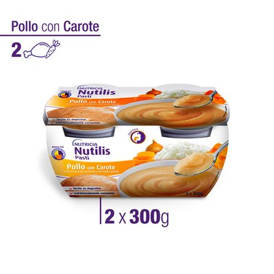 NUTILIS PASTI Pollo con Carote 2x300g