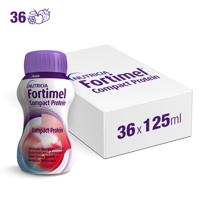 FORTIMEL COMPACT PROTEIN Frutti Rossi Rinfrescanti 36x125ml