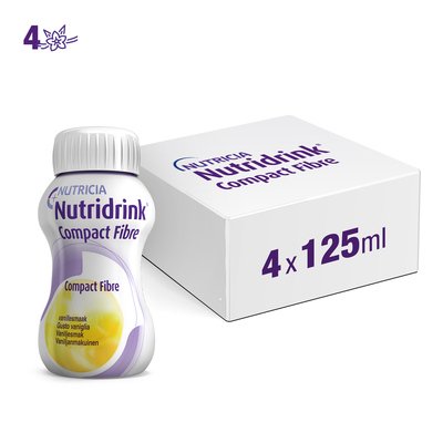 NUTRIDRINK COMPACT FIBRE Vaniglia 4x125ml