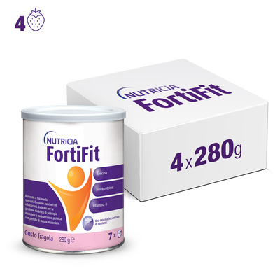 FORTIFIT Fragola 4x280g