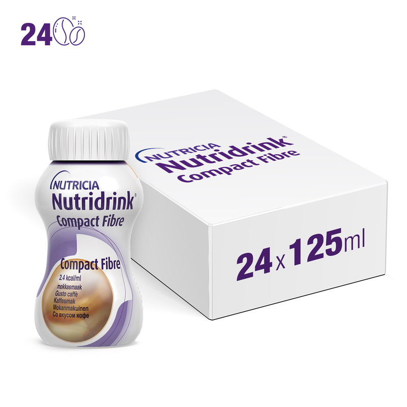 NUTRIDRINK COMPACT FIBRE Caffè 24x125ml