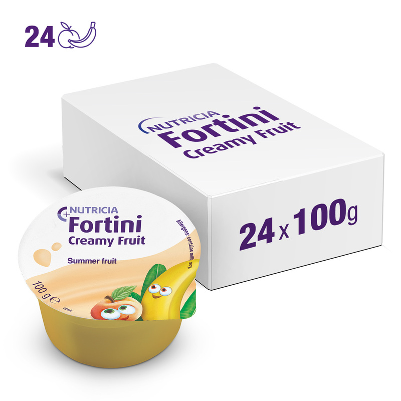 FORTINI CREAMY FRUIT MULTIFIBRE Frutti Gialli 24x100g