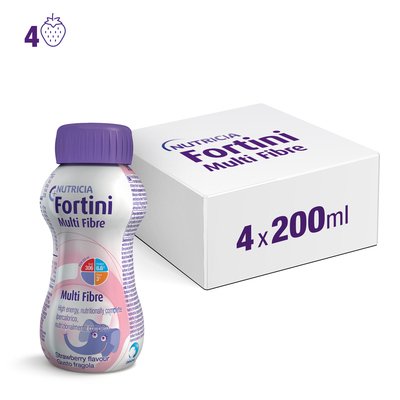 FORTINI MULTIFIBRE Fragola 4x200ml