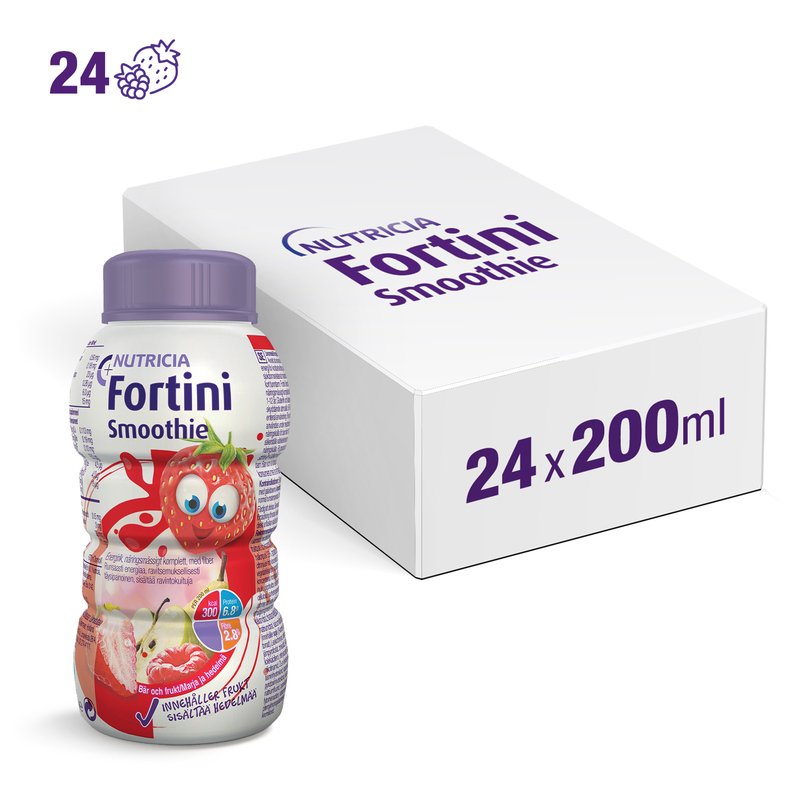 FORTINI SMOOTHIE MULTIFIBRE Frutti Rossi 24x200ml