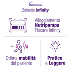 ZAINO INFINITY - Zaino Pediatrico per Nutripompe FLOCARE + 1 Struttura