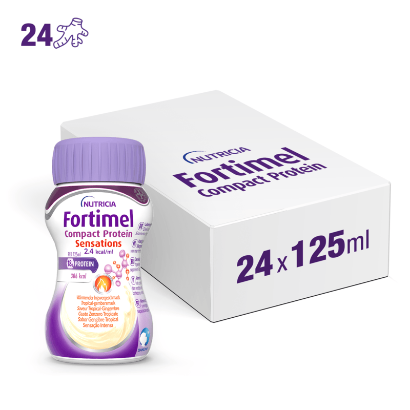 FORTIMEL COMPACT PROTEIN SENSATIONS Zenzero Tropicale 24x125ml
