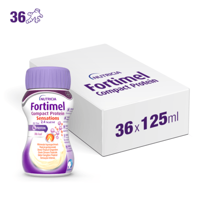FORTIMEL COMPACT PROTEIN SENSATIONS Zenzero Tropicale 36x125ml
