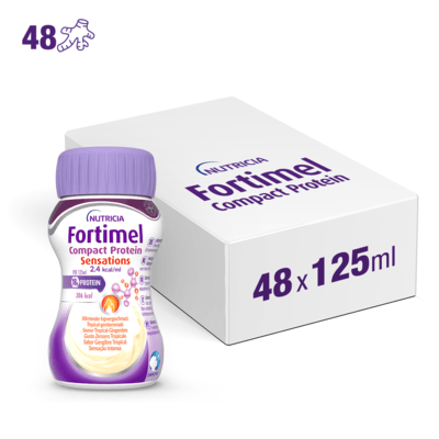FORTIMEL COMPACT PROTEIN SENSATIONS Zenzero Tropicale 48x125ml
