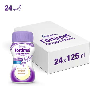 FORTIMEL COMPACT PROTEIN Banana 24x125ml
