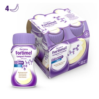 FORTIMEL COMPACT PROTEIN Banana 4x125ml

