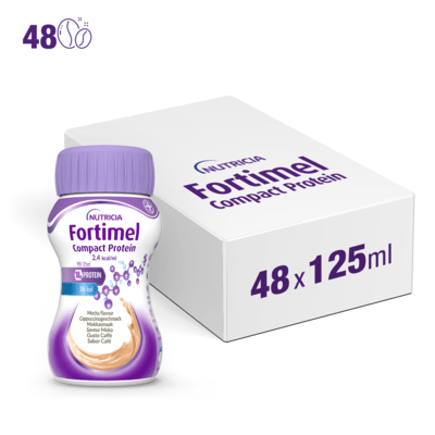 FORTIMEL COMPACT PROTEIN Caffè 48x125ml
