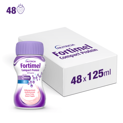 FORTIMEL COMPACT PROTEIN Fragola 48x125ml
